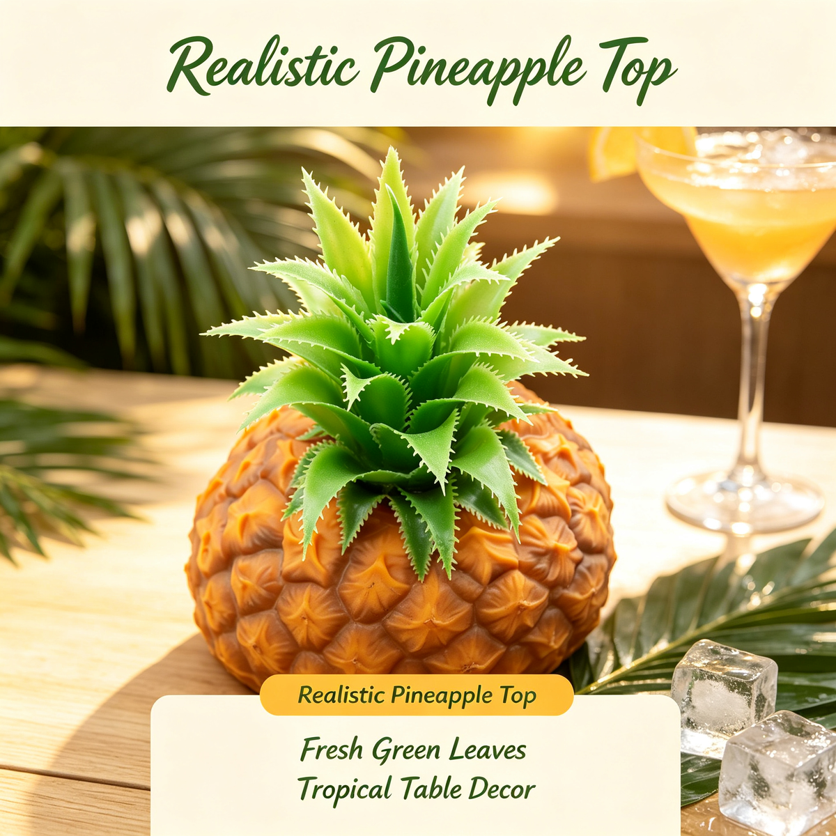 Pineapple Shaped Insulated Ice Bucket