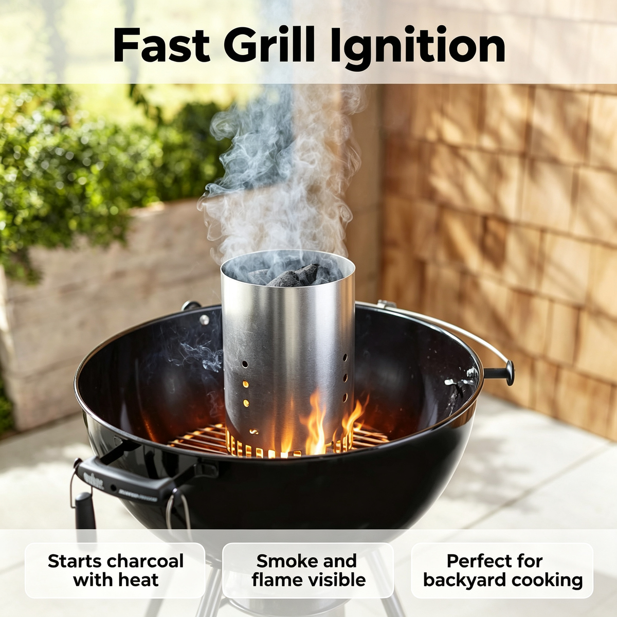 Outdoor Charcoal Chimney Starter