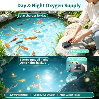 Solar Pond Aerator Pump Kit