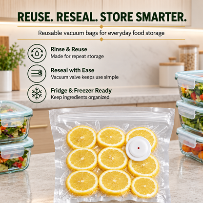 presealpro™ Portable Vacuum Food Sealer Bundle | Keeps Food Fresh 5x Longer