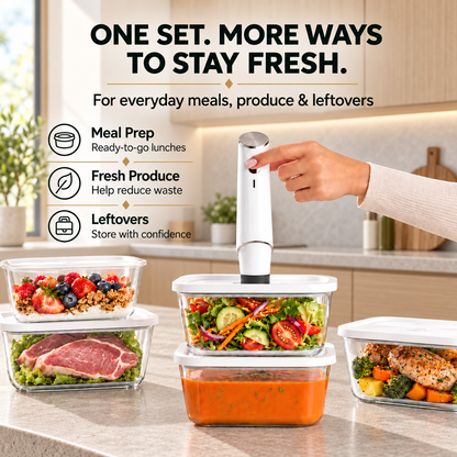 presealpro™ Portable Vacuum Food Sealer Bundle | Keeps Food Fresh 5x Longer